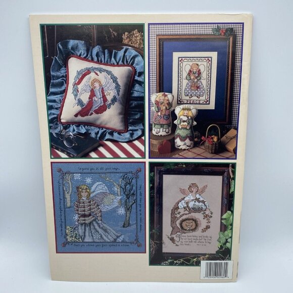 Angels Galore Cross Stitch Pattern Book 38 Designs Leisure Arts 2960 Vintage - Picture 3 of 13